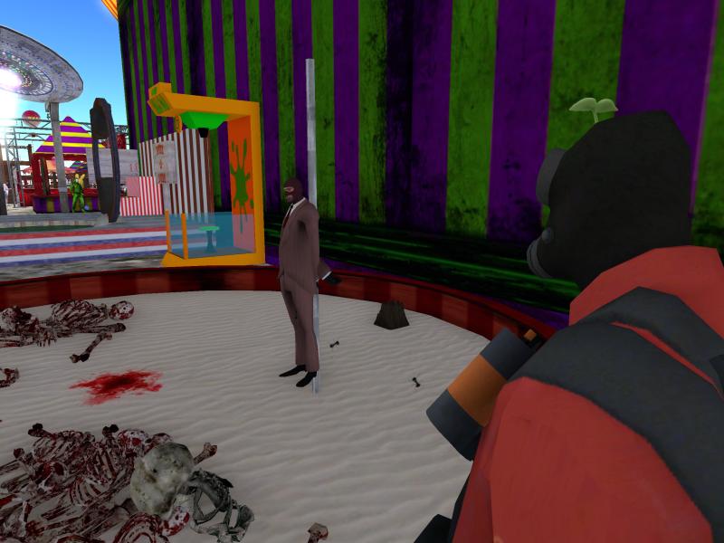A compressed screenshot from Second Life of my adventures.