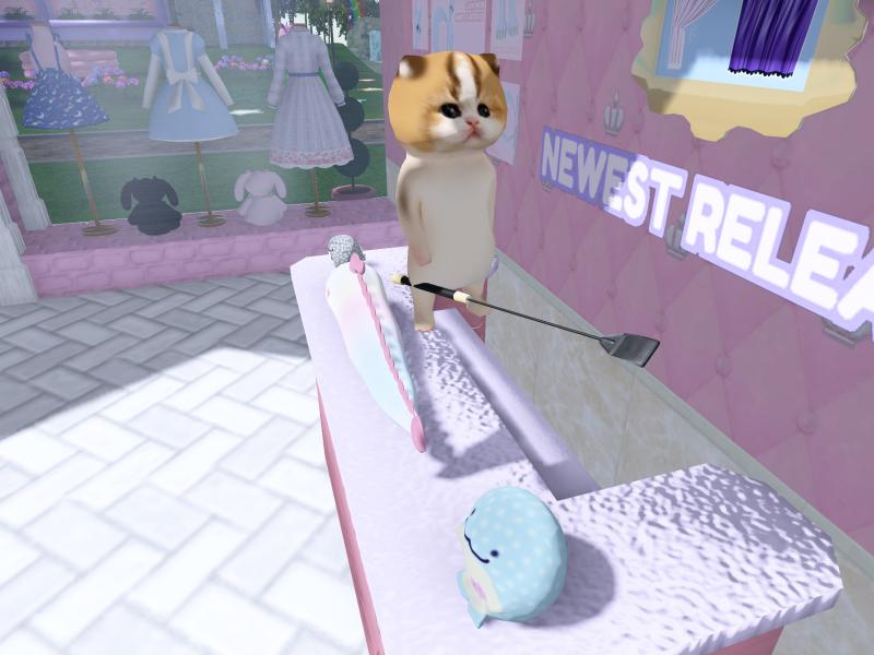A compressed screenshot from Second Life of my adventures.