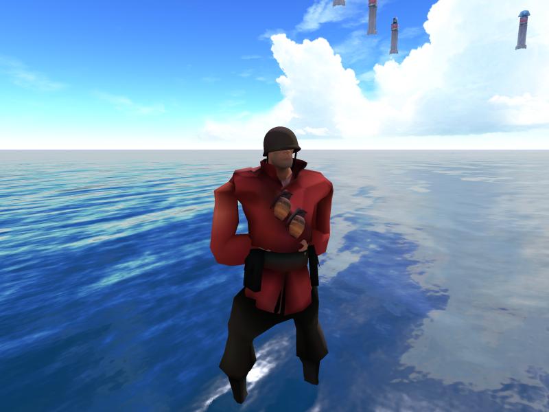 A compressed screenshot from Second Life of my adventures.