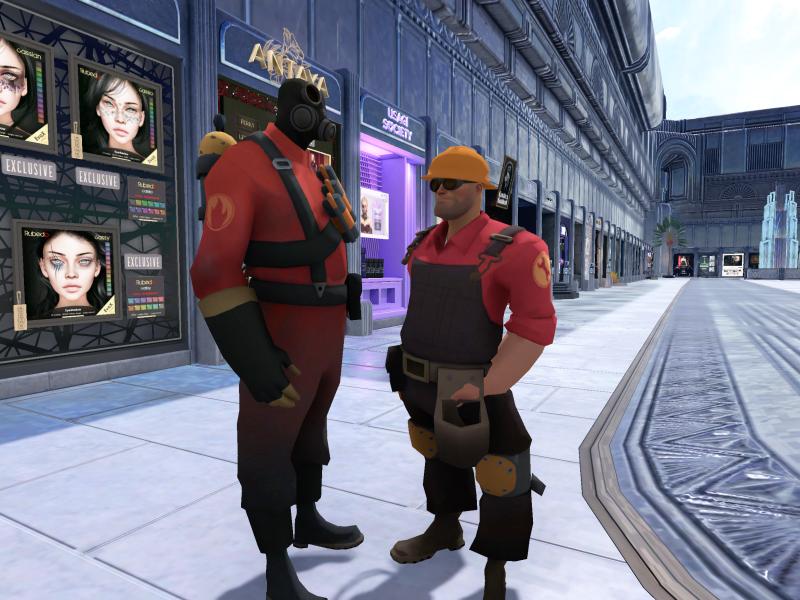 A compressed screenshot from Second Life of my adventures.