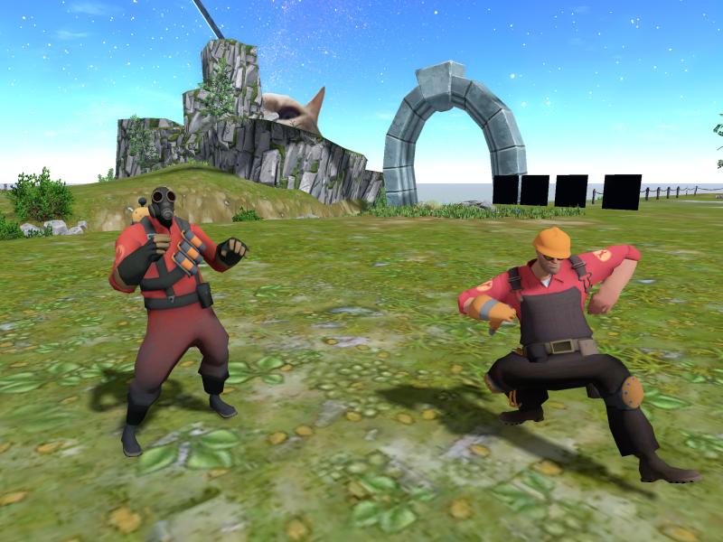 A compressed screenshot from Second Life of my adventures.