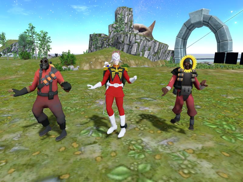 A compressed screenshot from Second Life of my adventures.