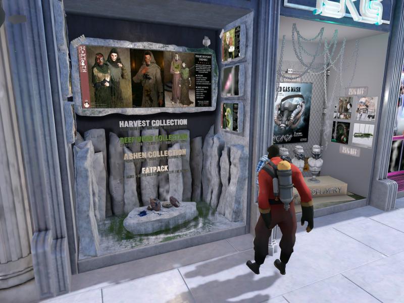 A compressed screenshot from Second Life of my adventures.