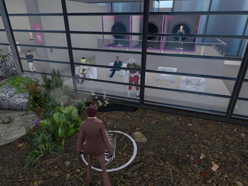 A compressed screenshot from Second Life of my adventures.