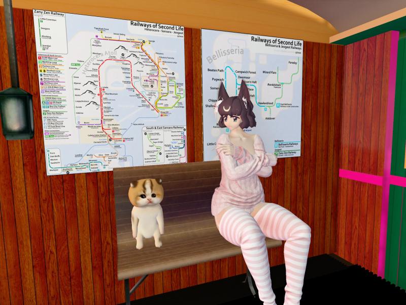 A compressed screenshot from Second Life of my adventures.