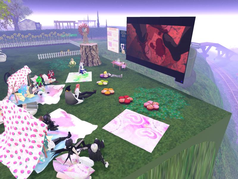 A compressed screenshot from Second Life of my adventures.