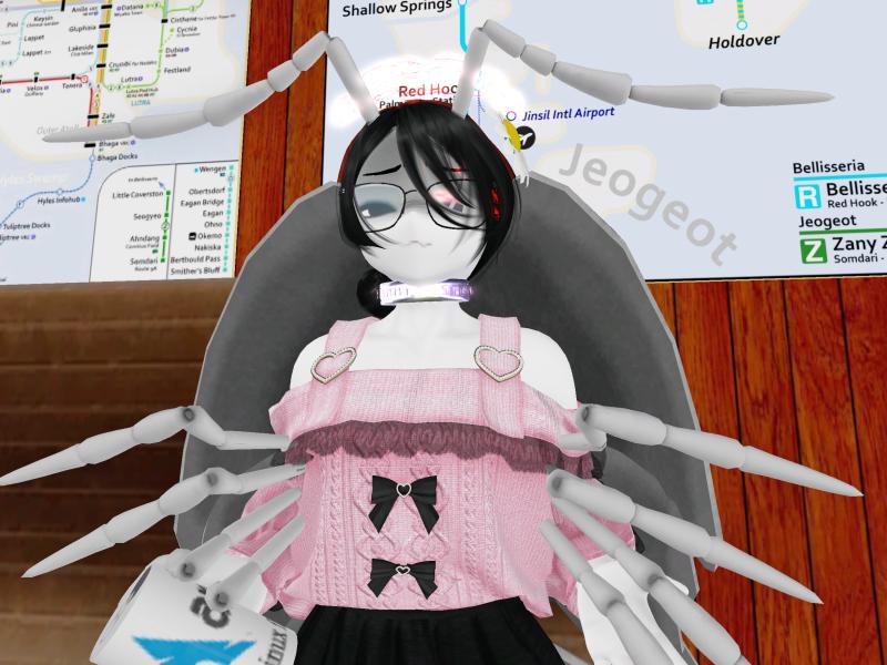 A compressed screenshot from Second Life of my adventures.