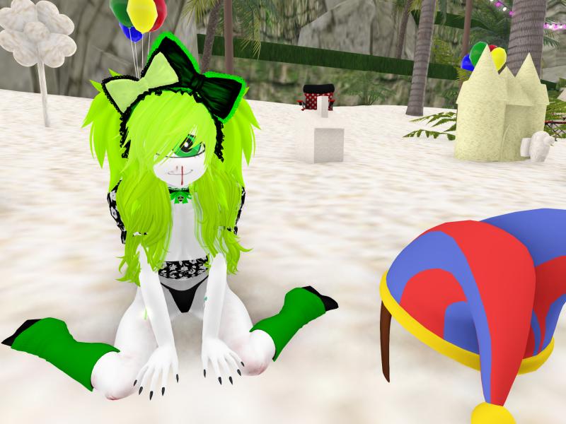 A compressed screenshot from Second Life of my adventures.
