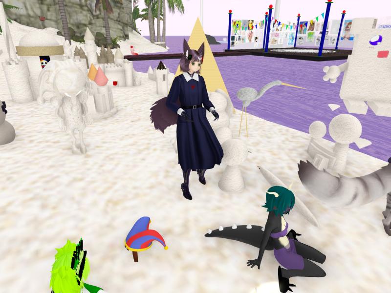 A compressed screenshot from Second Life of my adventures.