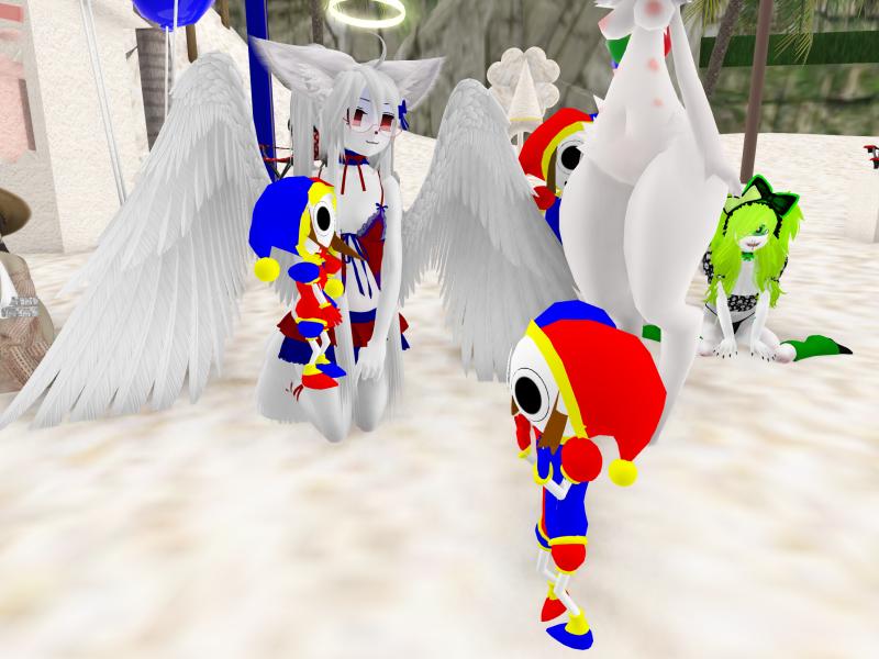 A compressed screenshot from Second Life of my adventures.