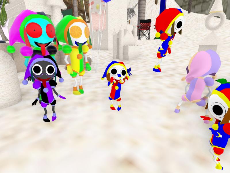 A compressed screenshot from Second Life of my adventures.