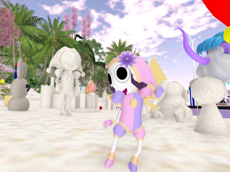 A compressed screenshot from Second Life of my adventures.