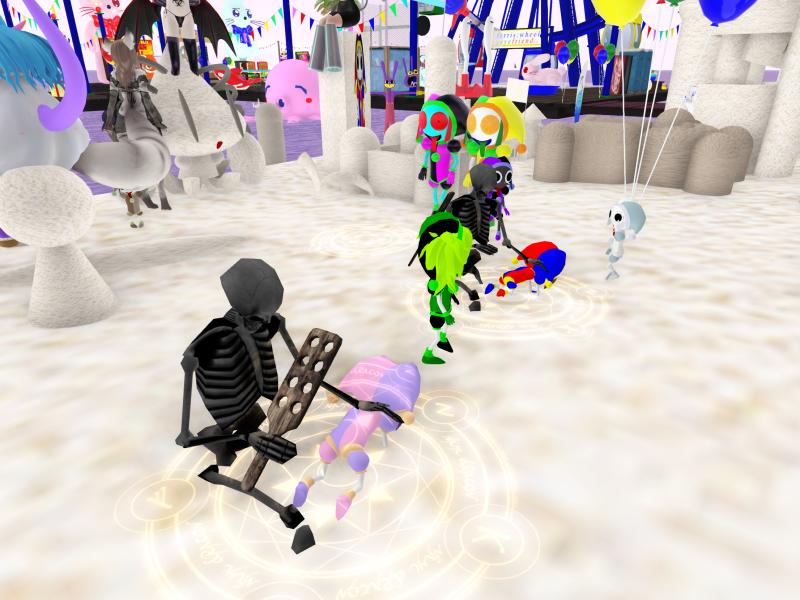 A compressed screenshot from Second Life of my adventures.