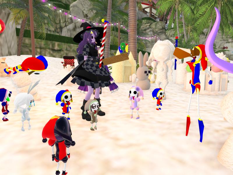 A compressed screenshot from Second Life of my adventures.