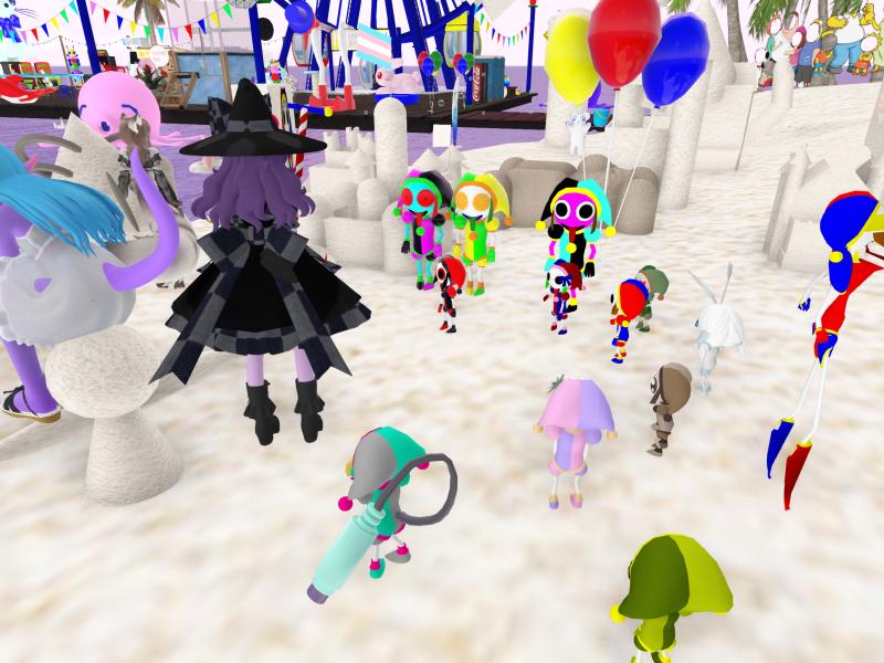 A compressed screenshot from Second Life of my adventures.