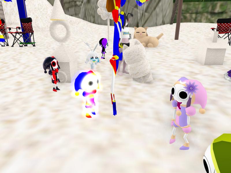 A compressed screenshot from Second Life of my adventures.