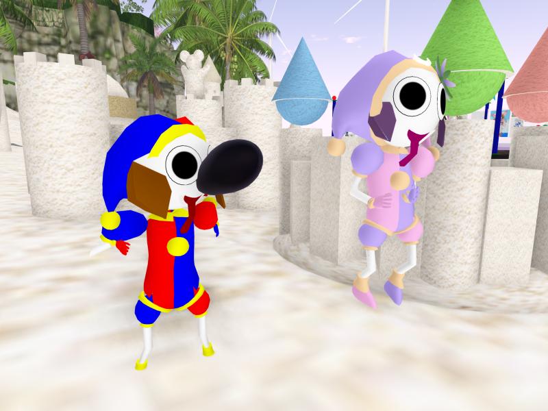 A compressed screenshot from Second Life of my adventures.