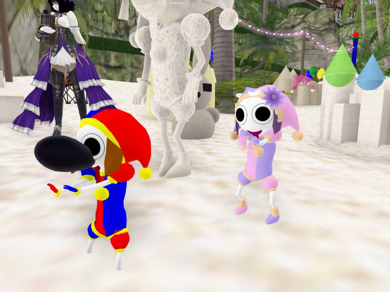 A compressed screenshot from Second Life of my adventures.