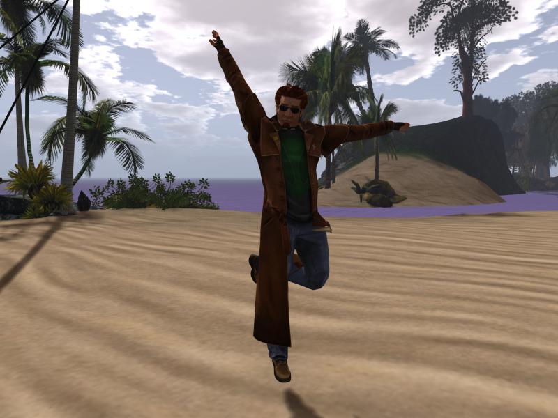 A compressed screenshot from Second Life of my adventures.