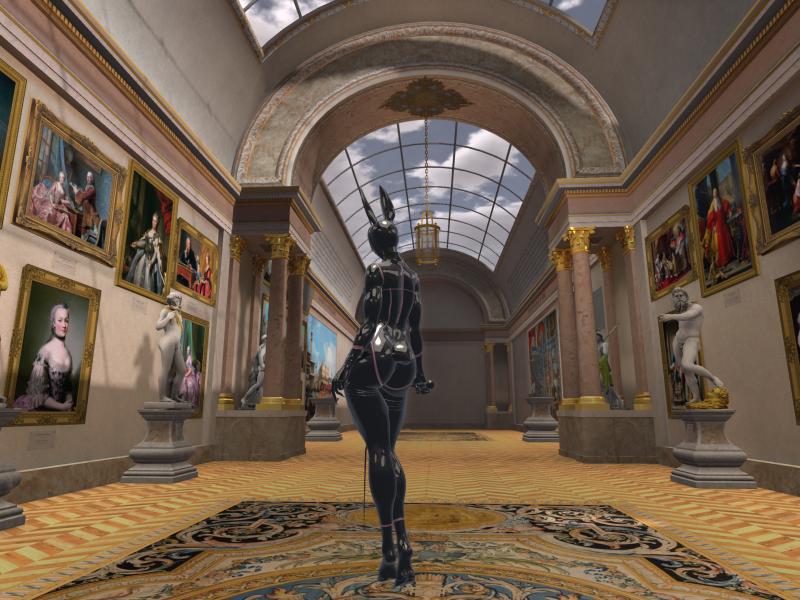 A compressed screenshot from Second Life of my adventures.