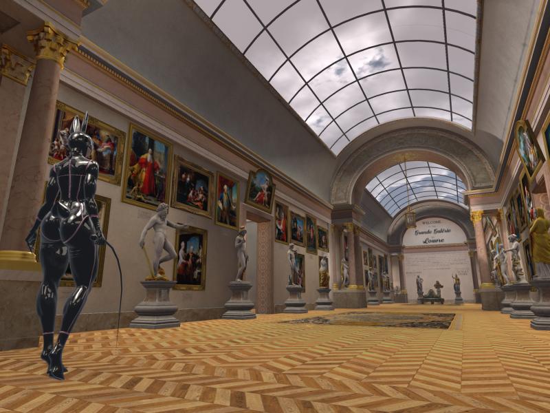 A compressed screenshot from Second Life of my adventures.
