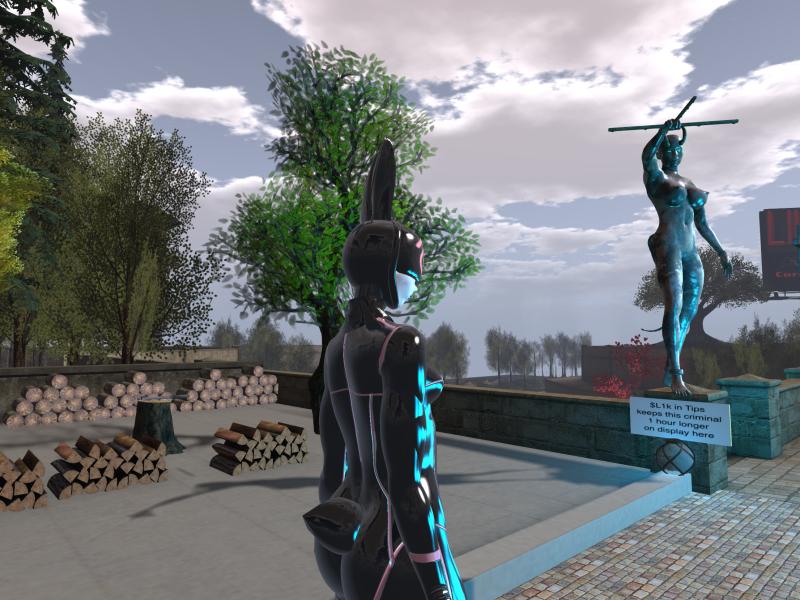 A compressed screenshot from Second Life of my adventures.