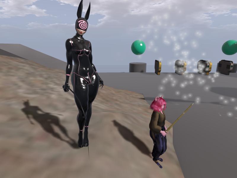 A compressed screenshot from Second Life of my adventures.