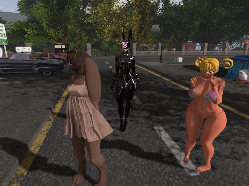 A compressed screenshot from Second Life of my adventures.