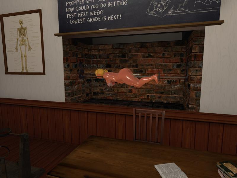 A compressed screenshot from Second Life of my adventures.
