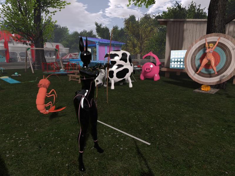 A compressed screenshot from Second Life of my adventures.