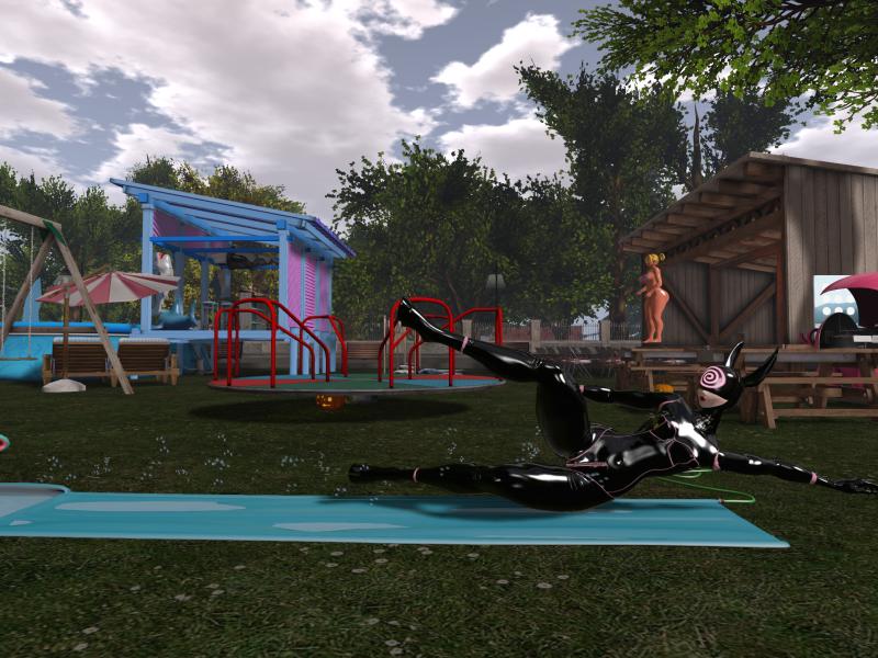 A compressed screenshot from Second Life of my adventures.