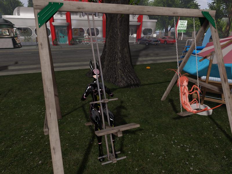 A compressed screenshot from Second Life of my adventures.