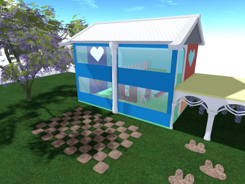 A compressed screenshot from Second Life of my adventures.