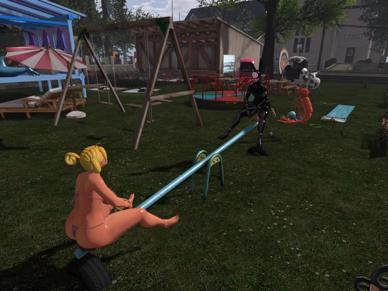 A compressed screenshot from Second Life of my adventures.
