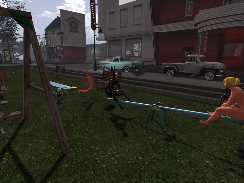 A compressed screenshot from Second Life of my adventures.