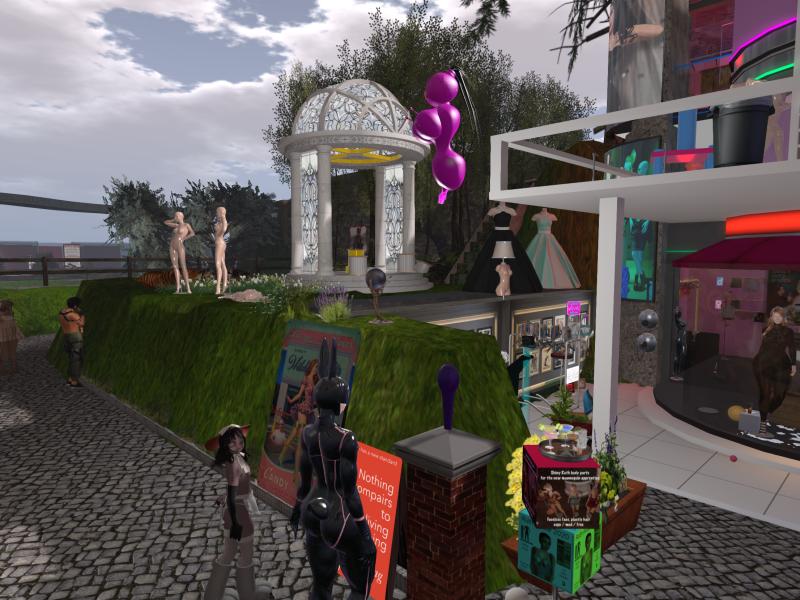A compressed screenshot from Second Life of my adventures.