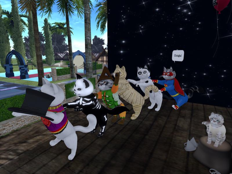 A compressed screenshot from Second Life of my adventures.