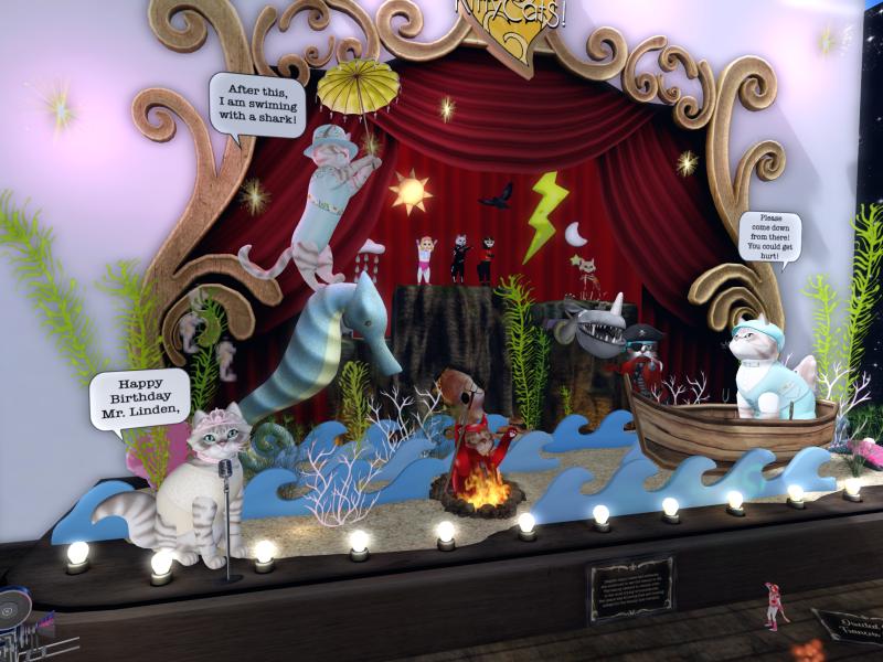 A compressed screenshot from Second Life of my adventures.