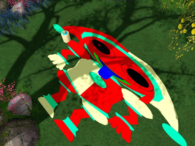 A compressed screenshot from Second Life of my adventures.