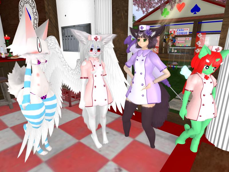 A compressed screenshot from Second Life of my adventures.