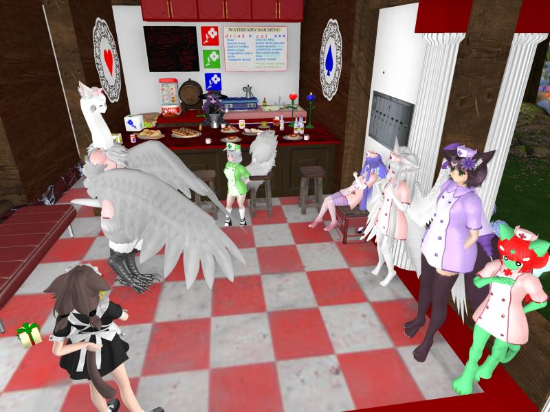 A compressed screenshot from Second Life of my adventures.