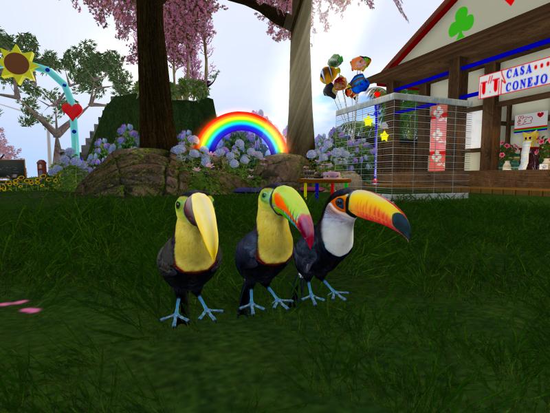 A compressed screenshot from Second Life of my adventures.