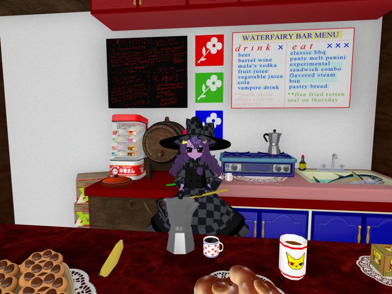 A compressed screenshot from Second Life of my adventures.