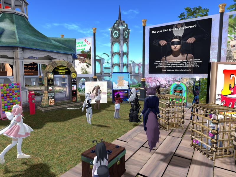 A compressed screenshot from Second Life of my adventures.