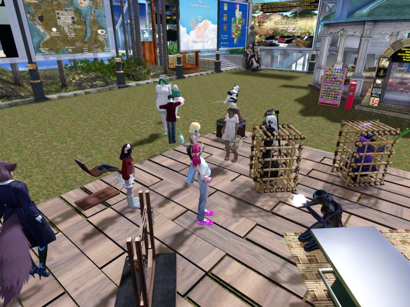 A compressed screenshot from Second Life of my adventures.