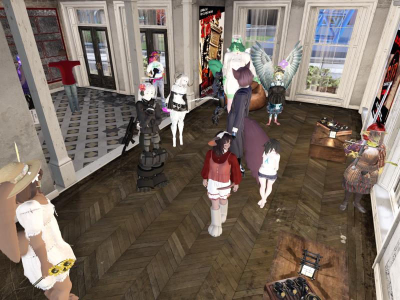 A compressed screenshot from Second Life of my adventures.