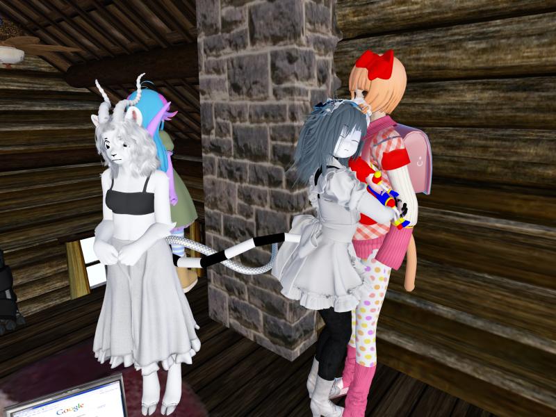 A compressed screenshot from Second Life of my adventures.