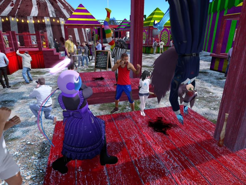 A compressed screenshot from Second Life of my adventures.