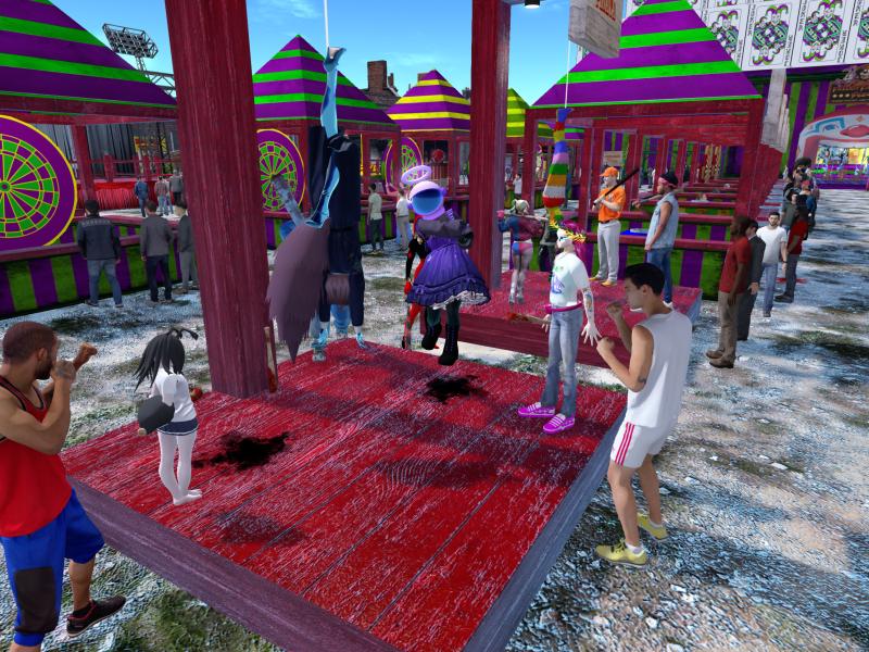 A compressed screenshot from Second Life of my adventures.