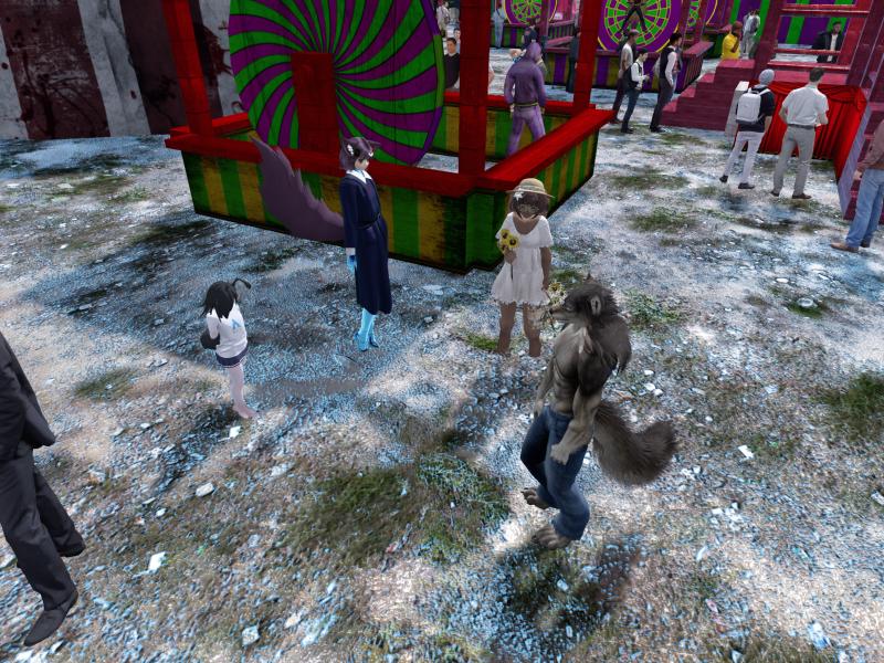 A compressed screenshot from Second Life of my adventures.